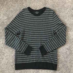 Mens XXL - L Marc Anthony Black Striped Sweater